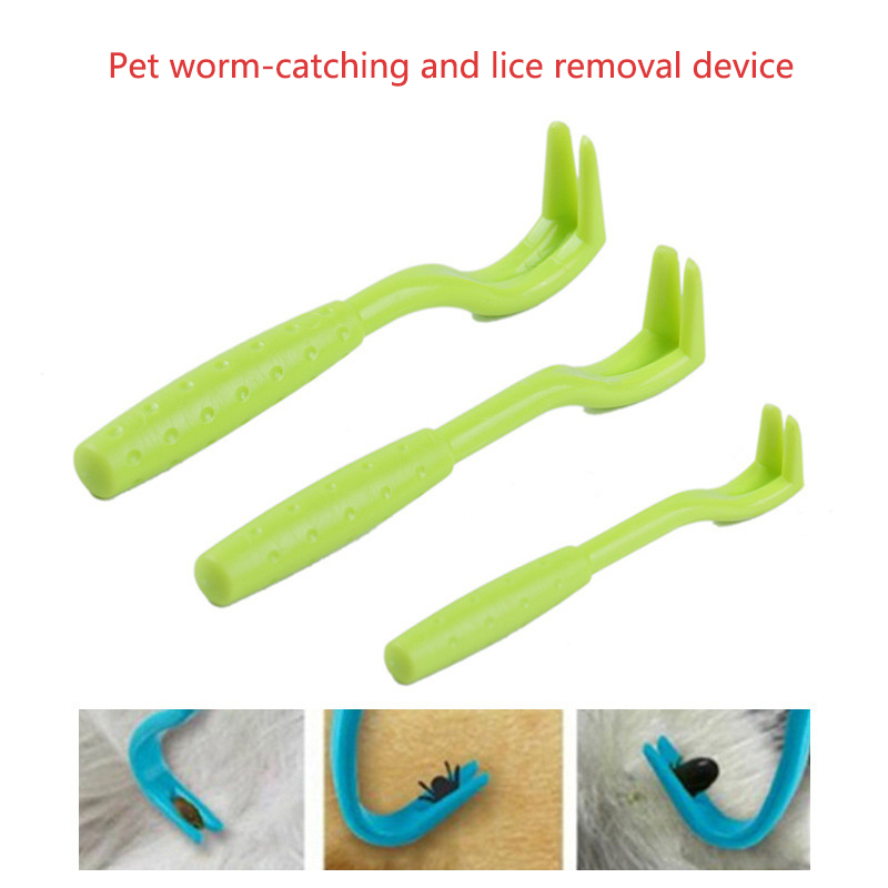 Spudger Plastic Set - 3個入りペット用ノミ・マダニ除去フックピンセットセット、犬猫用マダニ除去ツール