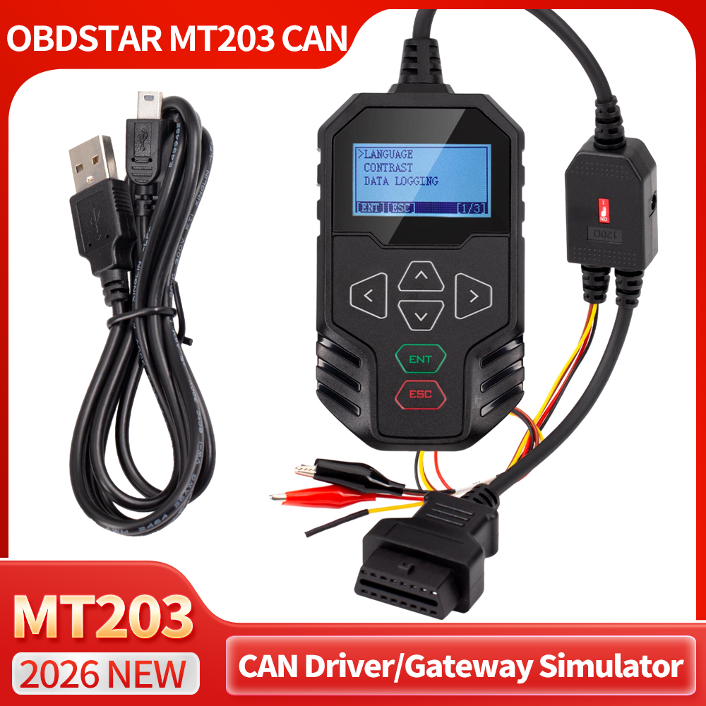 Electronics Repair Simulator - OBDSTAR MT203 CANドライバー/ゲートウェイシミュレーター、ダッシュボード、オーディオ、ギアレバー、ACパネル対応 OBD2シミュレーター 車載電子機器修理ツール