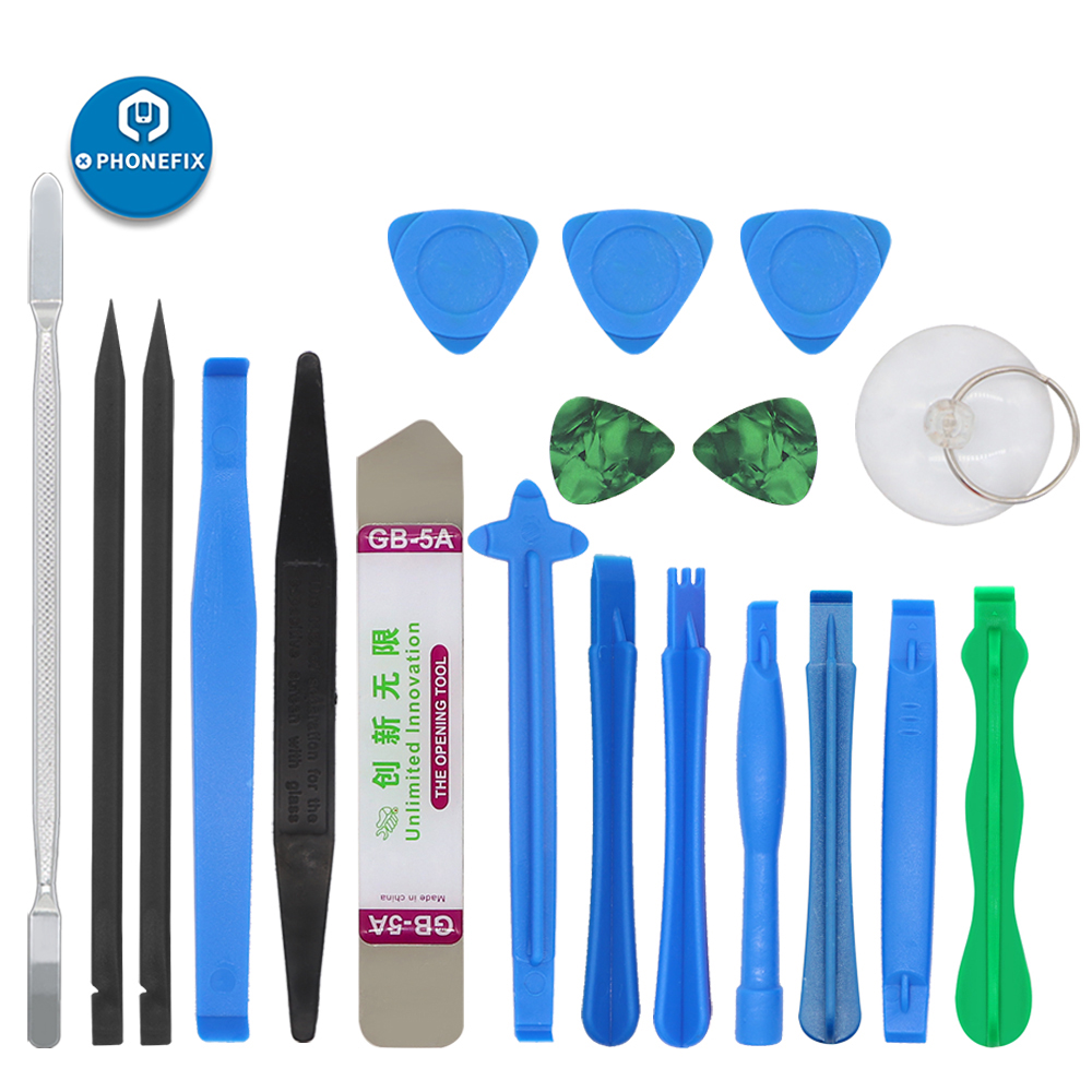 Spudger Plastic Set - 19 個プラスチックスパッジャーこじ開けツールブレード吸盤オープナー LCD スクリーン分解修理オープニングキット iPhone 電子ツール用
