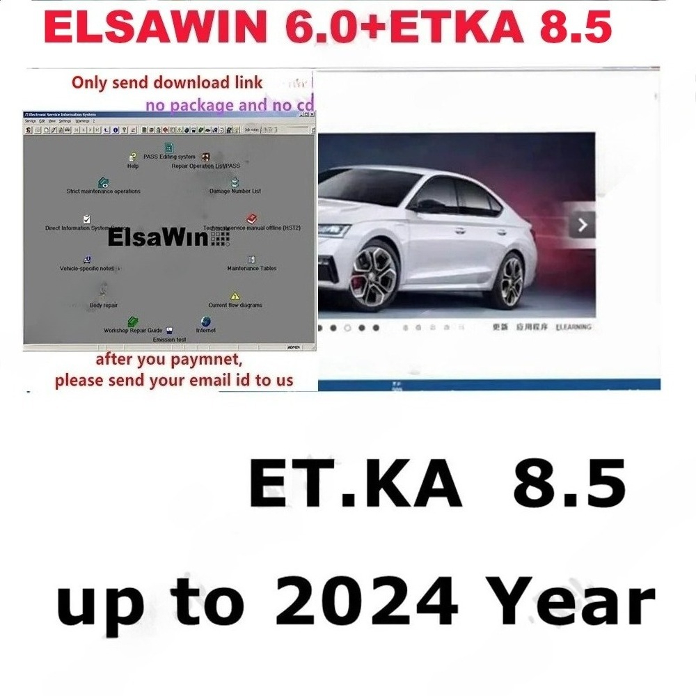 Electronics Repair And Maintenance - 最新の自動車修理ソフトウェア Elsawin 6.0 & Etka 8.5