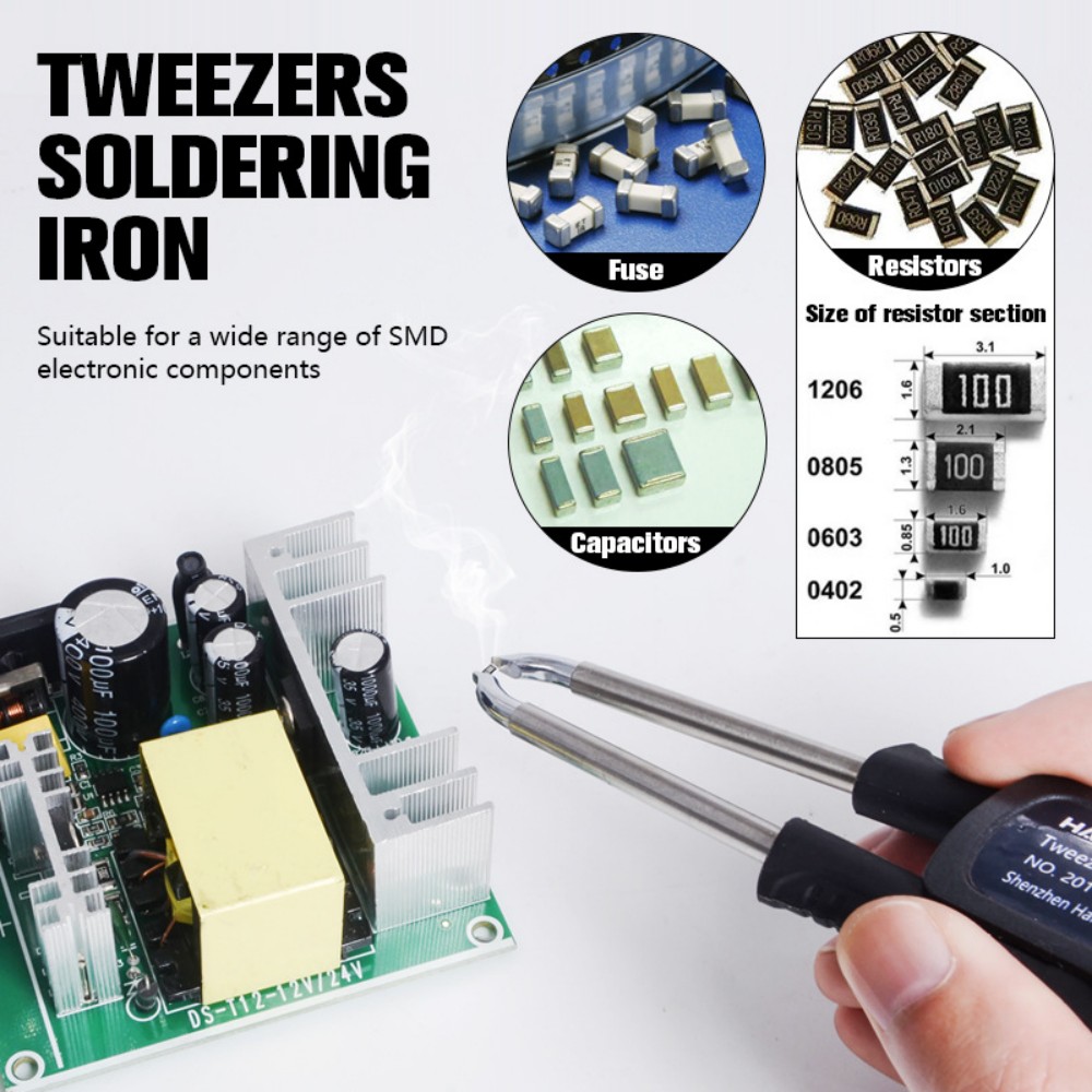 T12 はんだ付けピンセットハンドル – デュアルチャンネル - Electronics Repair And Maintenance のレビューと価格