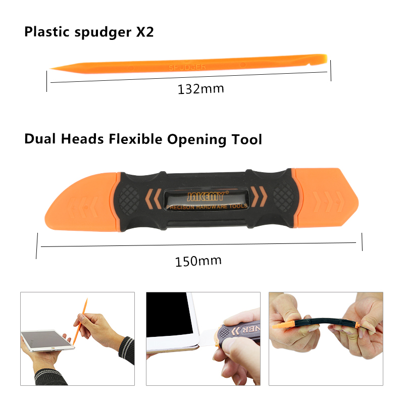 JAKEMY 13 in 1 スマートフォンこじ開け修復ツー - Spudger Plastic Set のレビューと価格
