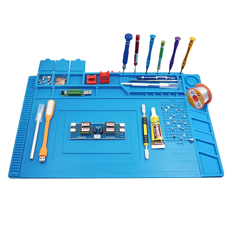 シリコーンはんだマット ESD 帯電防止断熱マザーボードエレ - Electronics Repair Workstation のレビューと価格